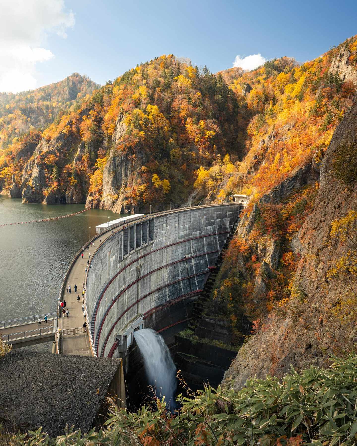 豊平峡ダムの写真